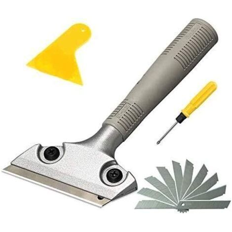 Industrial Window Scraper, Stove Cleaner, Extendable Blade for Removing Stickers/Paint Scraper on Tile and Windows (1/4)