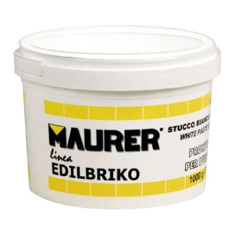Edil Maurer Mastic Plastique Blanc (Seau 1,0 kilo)