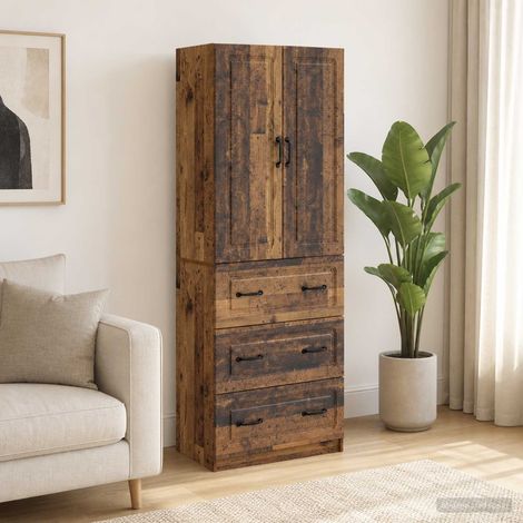 vidaXL Ensemble de Meubles 2 pcs Bois ancien 66 x 34,5 x 87 cm (1/5)