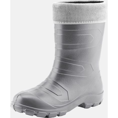 Ladeheid Damen Thermo EVA Gummistiefel federleicht LALMG879 (Silber/Grau, 38)