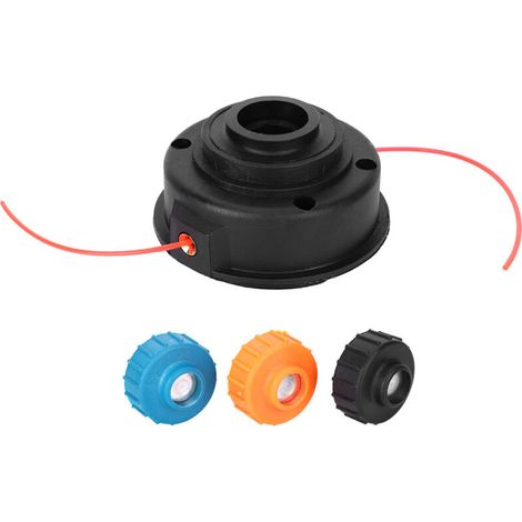 Split trimmer head for lawnmower, 3 colored replacement parts, garden tool accessories - AquaForge (1/5)