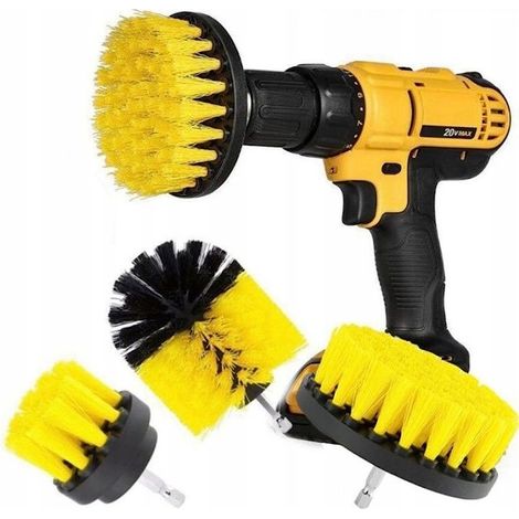 UNIVERSAL-REINIGUNGSBÜRSTEN FÜR BOHRMASCHINEN UND SCHRAUBENDREHER, 3 Stück.