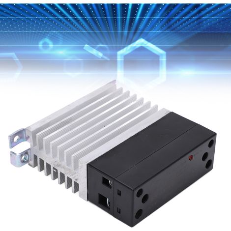 Relais statique BERM avec dissipateur thermique, relais intégré sur rail, module relais CA 24-480 V CA commandé en courant continu BERM-LK25DA (1/5)
