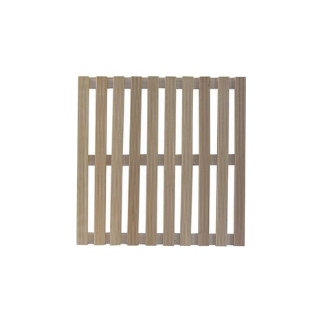 PEDANA DOCCIA IN LEGNO QUADRATA- cm 57 x 57- DH- pezzi 1