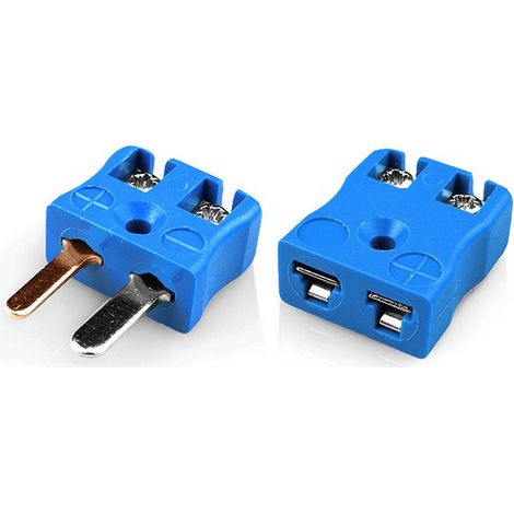 Fiche et prise femelle de connecteur RS PRO Mâle-femelle à utiliser avec Thermocouple ( Prix pour 1 )