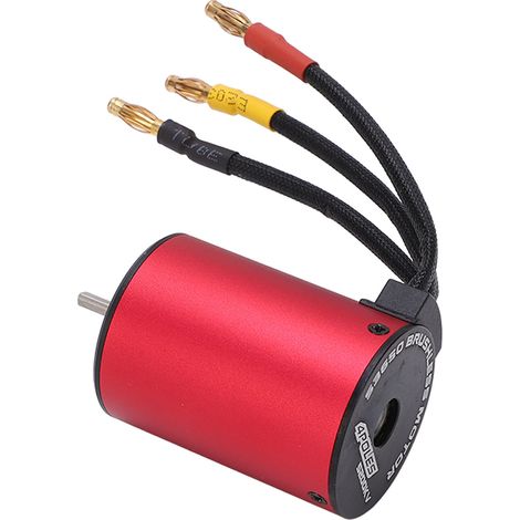Moteur brushless étanche S3650 5200KV, 4 pôles, 12 fentes, accessoire pour voiture radiocommandée 1/10 (1/5)