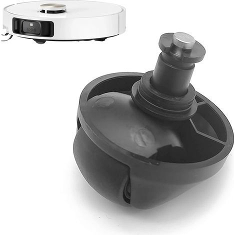 Ruota anteriore silenziosa, compatibile con Dreame D9/L20 Ultra/L10s Pro Gen2/L10s Pro Ultra Heat/X40 Ultra/X40 Master/L40 Ultra AE4/D9 Max Gen 2/L10s Plus/D10s Pro, accessorio per robot aspirapolvere (1/5)