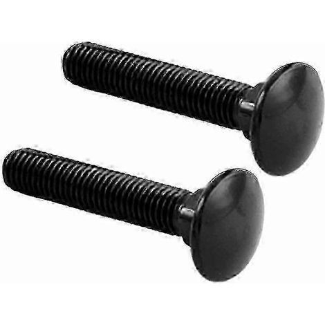 Vis à tête carrée et vis à étagère en acier noir, M4 M5 M6 M8 M10 40 mm, lot de 50, pour le montage de meubles (1/4)