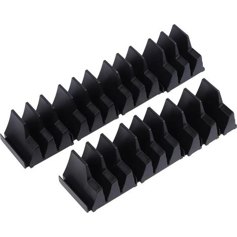 Boîte de 9 organisateurs de rangement, porte-outils en plastique (1/5)