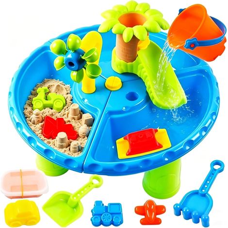 Jouet 3 4 5 6 7 8 Ans, Jeux Enfant 3 Ans, Jouet Enfant 4 Ans, Table Eau Sable, Table Activité Extérieur Eau Et Sable, Cadeau 3–8 Ans Fille Garçon (1/5)