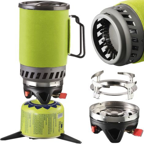 Réchaud de camping à gaz pour cartouches de gaz TRIPPER SET (1/5)