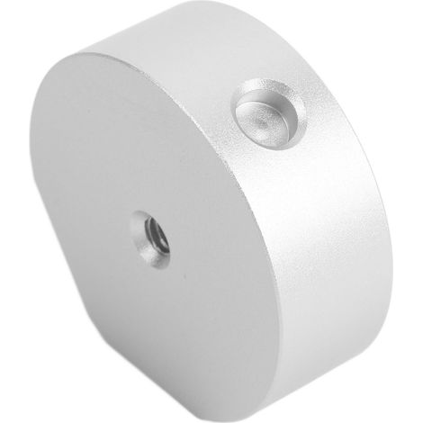 Adaptateur de montage pour trépied satellite en alliage d'aluminium 1/4 po 20 3/8 po 16 filetés pour fixation par pince ou autre support (1/5)