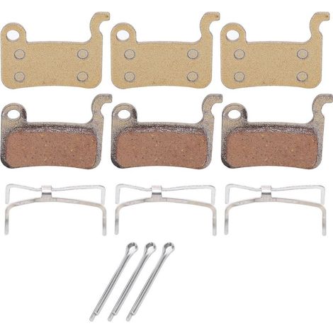 3 paires de plaquettes de frein à disque métalliques M965 pour VTT électrique BB7 (1/5)