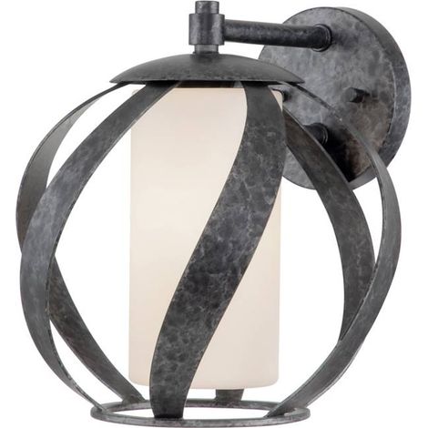Elstead Quoizel Blacksmith Lampada da parete Old Black, IP44 (1/5)