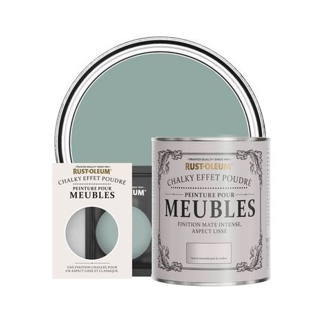 Peinture pour Meubles Chalky - Bleu Gris (1/3)