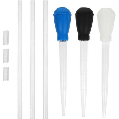 Nettoyeur à siphon pour aquarium avec 3 tuyaux compte-gouttes pour éliminer les déchets (1/5)