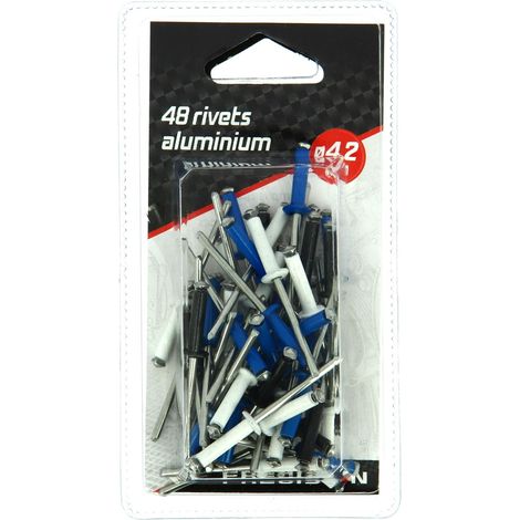 48 Rivets alu diam 4.2mm (1/2)