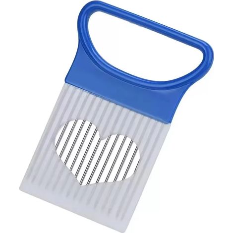 (Bleu, 2 pièces) Trancheuses à oignons, ustensile de cuisine en acier inoxydable (1/5)