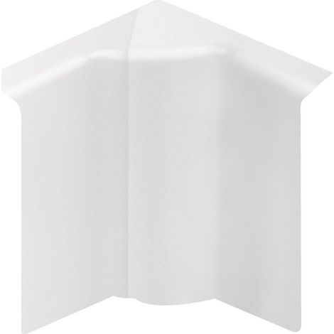 Esquina interior blanca para zócalo, Al.8 x P.2 cm TEHALIT