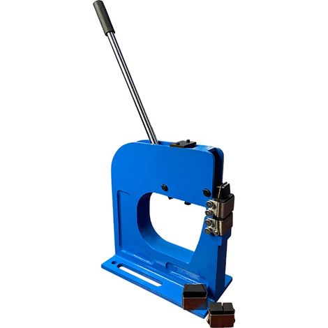 Machine à plier, fonctionnement manuel, construction en métal, bleu (1/2)