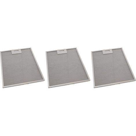 3 x Universal Cooker Hood Metal Grease Filter 271mm x 320mm (1/2)