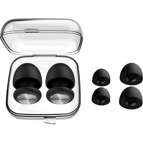 Bouchons d'oreilles antibruit en silicone souple (1/5)