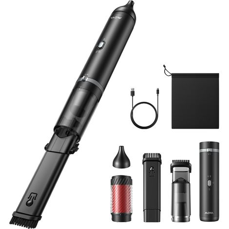 MOVA H10 Kabelloser Staubsauger, 18.000Pa Saugkraft, 3-in-1 Handstaubsauger, LED-Licht, Sicherheitshammer, Ultraleicht 450g, Für Auto & Zuhause