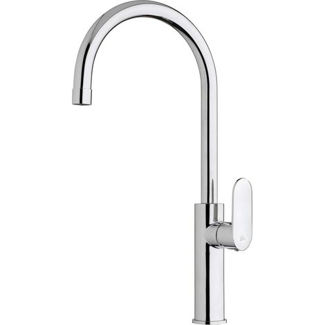 Miscelatore monocomando per lavello alto con canna orientabile Paffoni serie Candy CA180CR Cromato - Ottone (1/3)