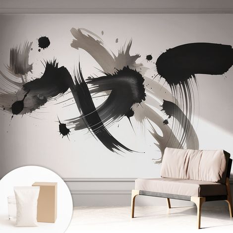 Carta Da Parati - Murale Alla Moda Decorazione - Camera Da Letto - Con Colla Gratuita Espressione astratta 312x219 cm (1/5)