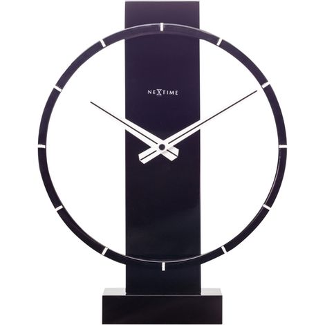 Nextime Tisch- Wanduhr Carl Small 34 x 27 cm schwarz Wanduhren (1/3)
