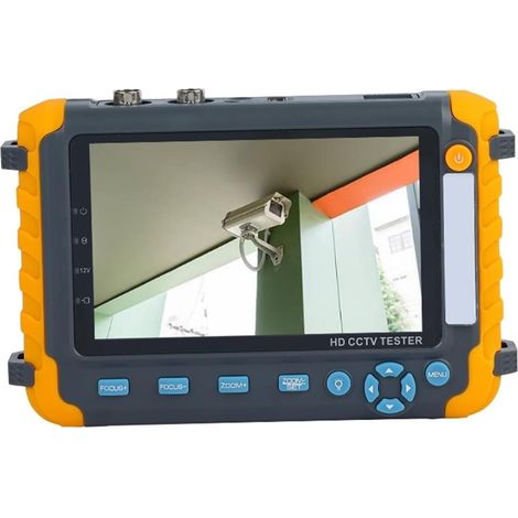 Testeur de vidéosurveillance prenant en charge la caméra IP Testeur De Caméra De Vidéosurveillance 8MP, Moniteur ADH CVI TVI CVBS 4 En 1, Caméras De Sécurité, Testeur Coaxial HD, Entrée VGA, Testeur D (1/5)