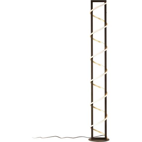 [GEBRAUCHT] B-Ware Fischer & Honsel Led Stehleuchte Gwen Schwarz Gold Metall Cct 2 Dimmbar Lampe (1/2)