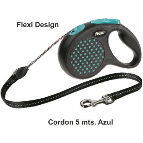 FLEXI DESIGN M Cordon 5 mts. AZUL