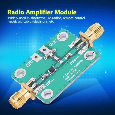 Amplificateur de puissance pour émetteur RF à gain élevé et faible bruit (1/5)