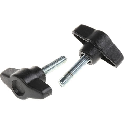 Bouton de serrage RS PRO M6 x 25mm ( Prix pour Paquet de 10 )