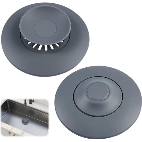 3-teiliger Silikon-Badewannenstöpsel, Ø 11 cm Universal-Ablaufstopfen (1/5)