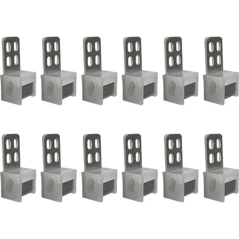 12 clips de fixation en acier inoxydable pour ressorts de canapé et sièges auto, utilisés pour la réparation et le renforcement de meubles, disponibles en plusieurs couleurs (1/5)