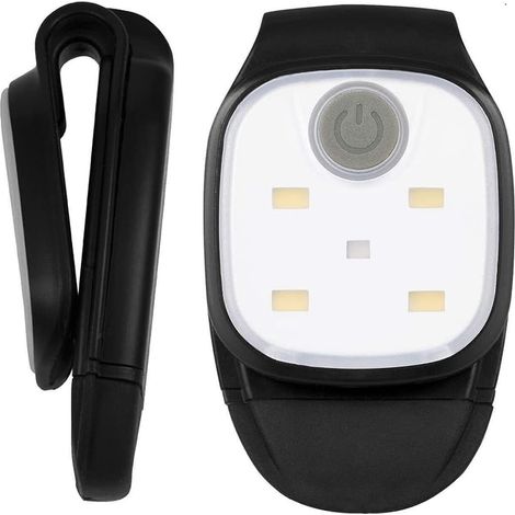 Mini Lampe de Course, Petite Lampe Frontale à Clip, Lumières de Course, Clip Casquette Lumière Lampe, Clip LED Lampe Frontale pour la Pêche, Course à Pied, Camping, Randonnée et Escalade (1/5)