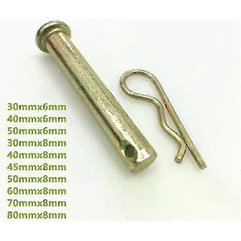10 accessoires pour motoculteurs essence et diesel, 8 goupilles de 50 mm avec outil R 20R - JXLGV (1/5)