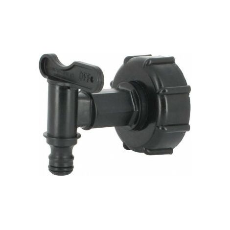 Raccord S60X6 - Robinet PEHD pour cuve eau 1000 L (1/4)