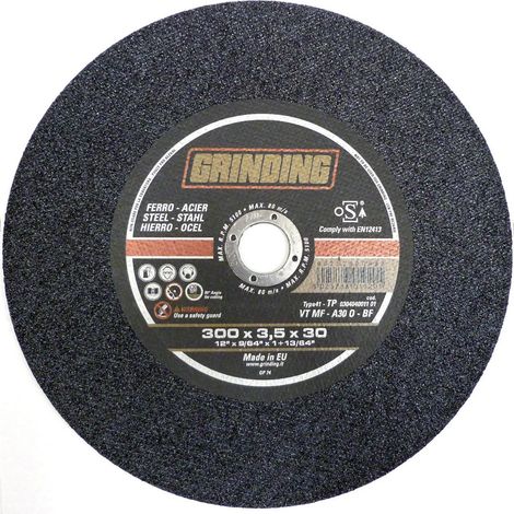 25PZ GRINDING DISCO PER TRONCHI FERRO DIAMETRO 300 MM SPESSORE 3,5 MM (1/2)