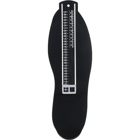 mètre de pointure, utilisé pour mesurer la pointure de chaussure (18 à 47), noir. (1/5)