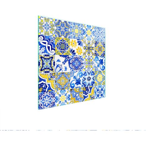 PLACA PROTECTORA DE VIDRIO PARA ESTUFA 50x52 MOSAICO (1/5)