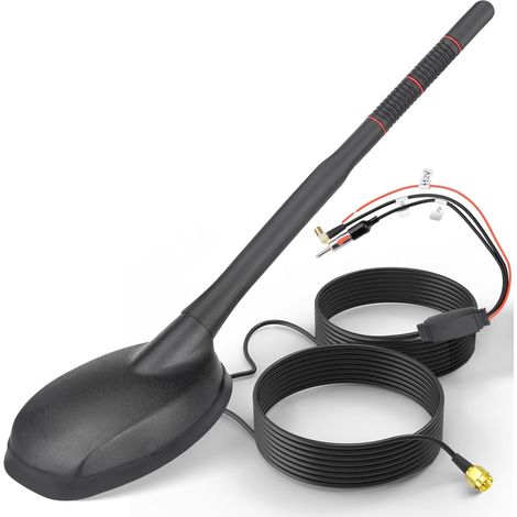 Antenne Radio Voiture Dab+FM GPS Câble 5m Connecteurs SMB/SMA/DIN (1/5)