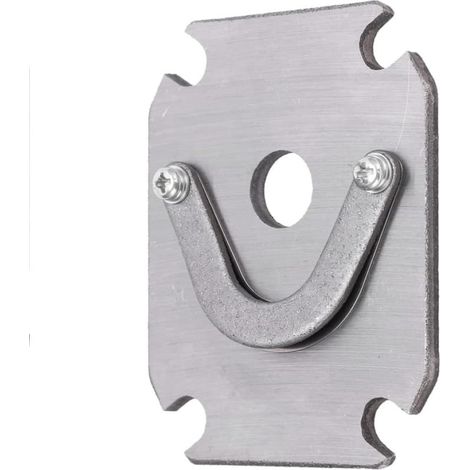 1 Plaque de soupape, compresseur d'air, fonte, 72 x 48 mm, argentée, pour réparation machine (1/5)