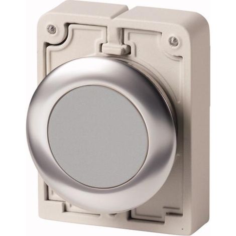 Bouton-poussoir 30mm affleur. gris EATON M30I-FD-GR