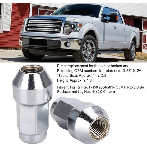 Ford F-150 Raptor 14x2.0 Chrom-Radmuttern, 24 Stück, 4L3Z1012A (1/5)