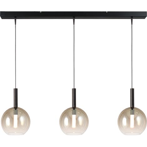 Lampe pendante 3L Ø 17cm Lido Ball avec du verre doré qui s’estompe. - 2861-05-02-100-3-1 (1/2)