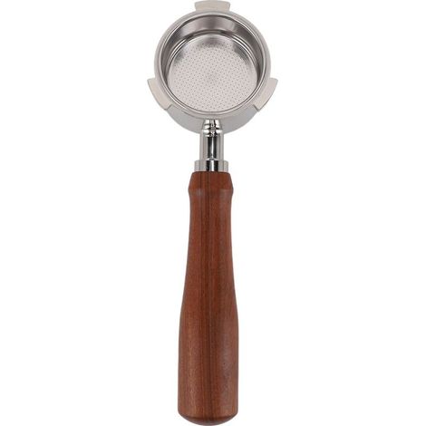 Cafetière Delonghi avec porte-filtre sans fond 51 mm, acier inoxydable, 3 poignées. (1/5)