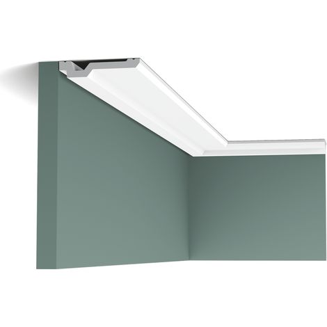 Cornisa plana - Orac Decor - L200xP10xH2cm - Caja de 4 metros - C356